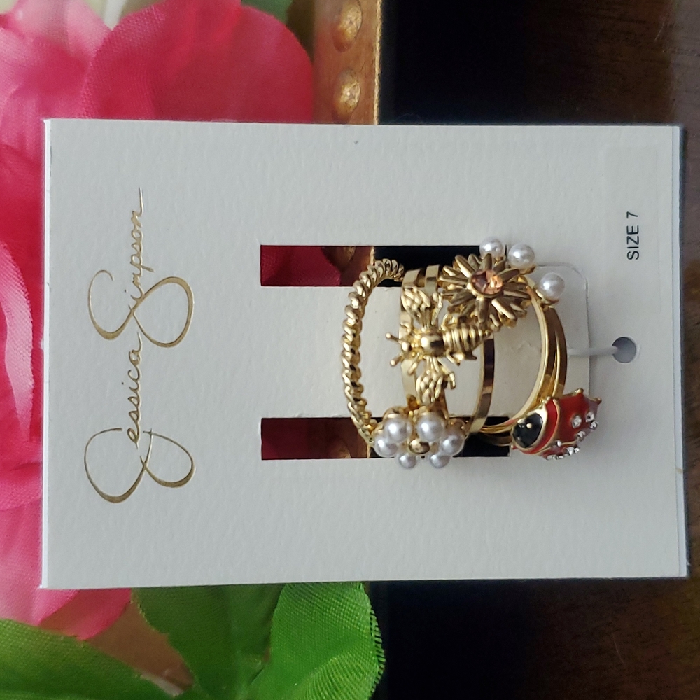 Jessica Simpson Spring  Ring Set 🌻
